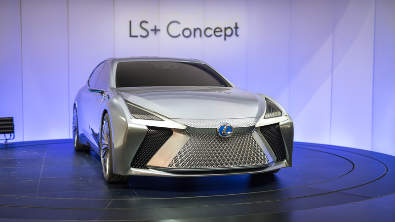 Illustration for article titled The Lexus LS+ Concept Is Built To Drive Itself In A City